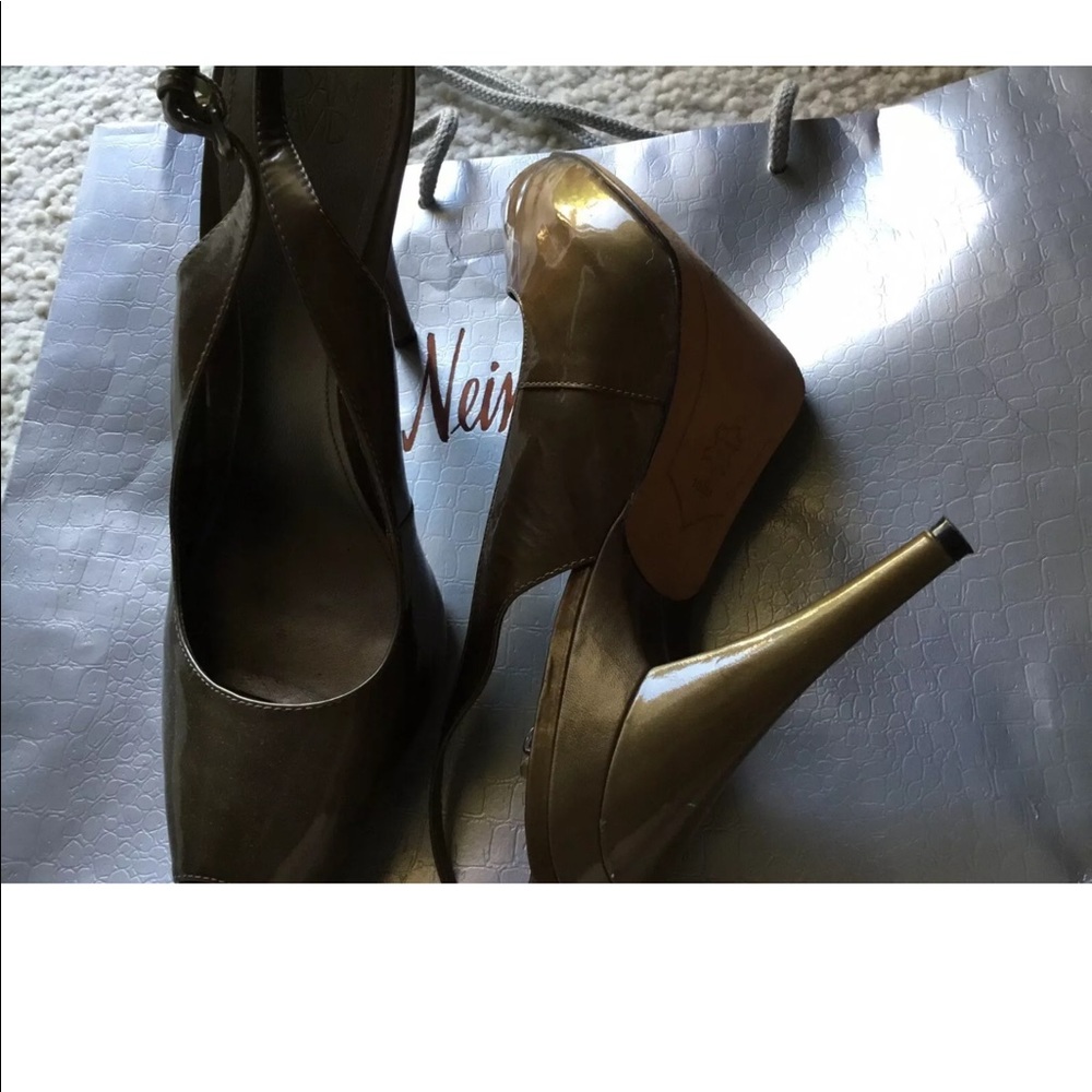 Sandals size 10 ,heel 4,5 inch leather